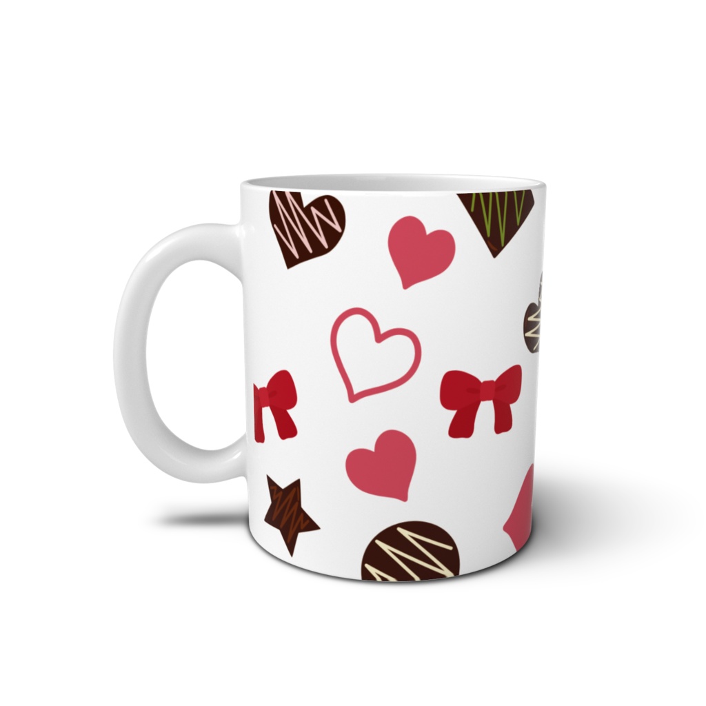 バレンタインのマグカップ