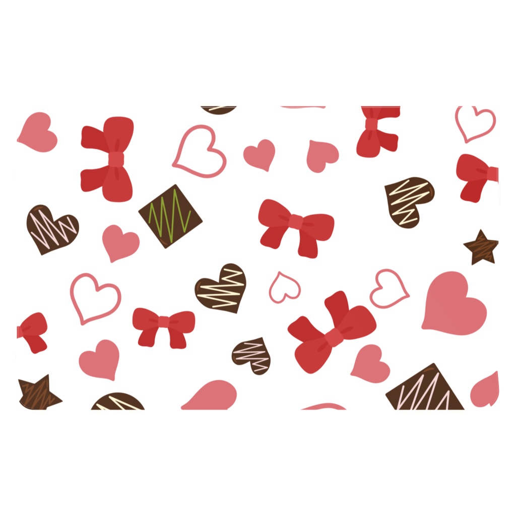 バレンタインのICカードステッカー