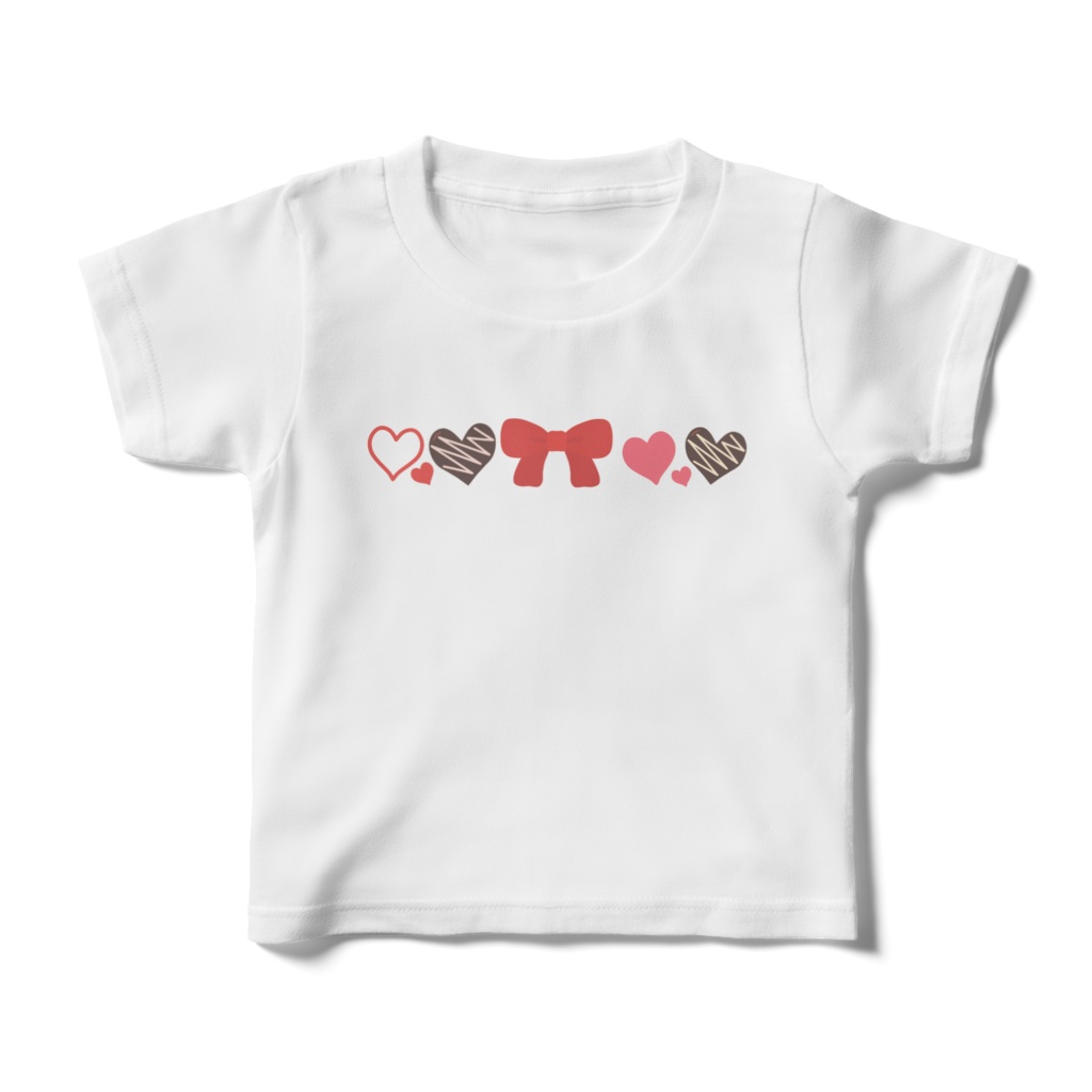 バレンタインのキッズTシャツ