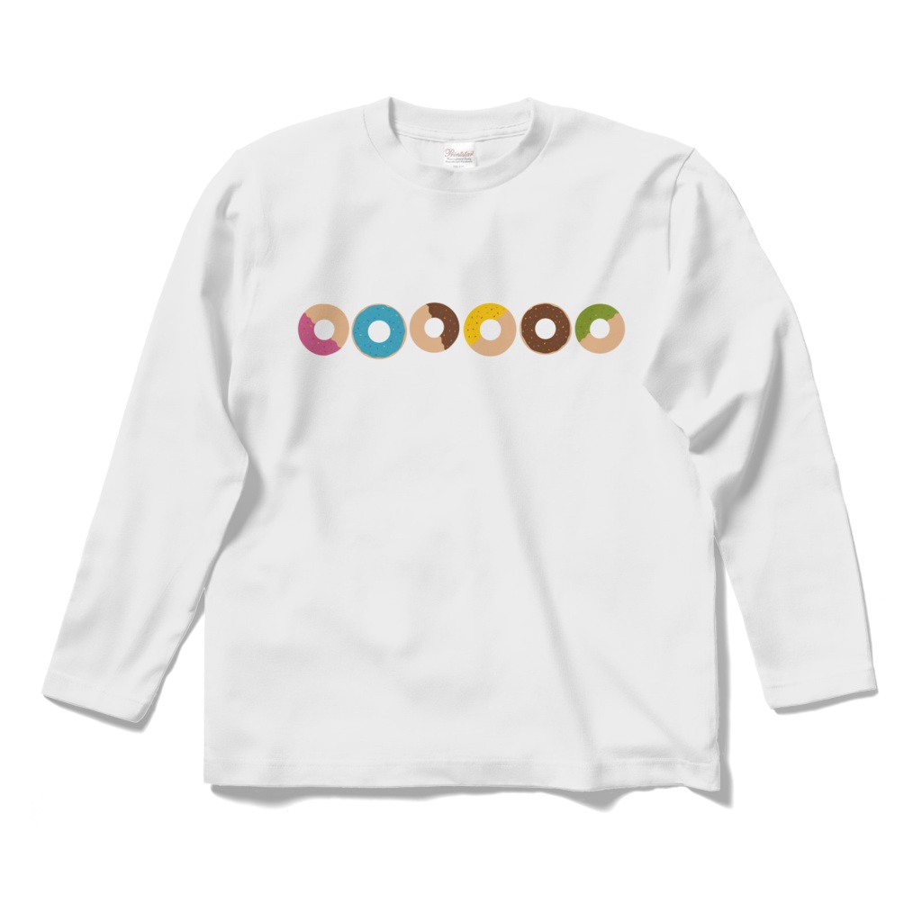 ドーナツのロングスリーブTシャツ
