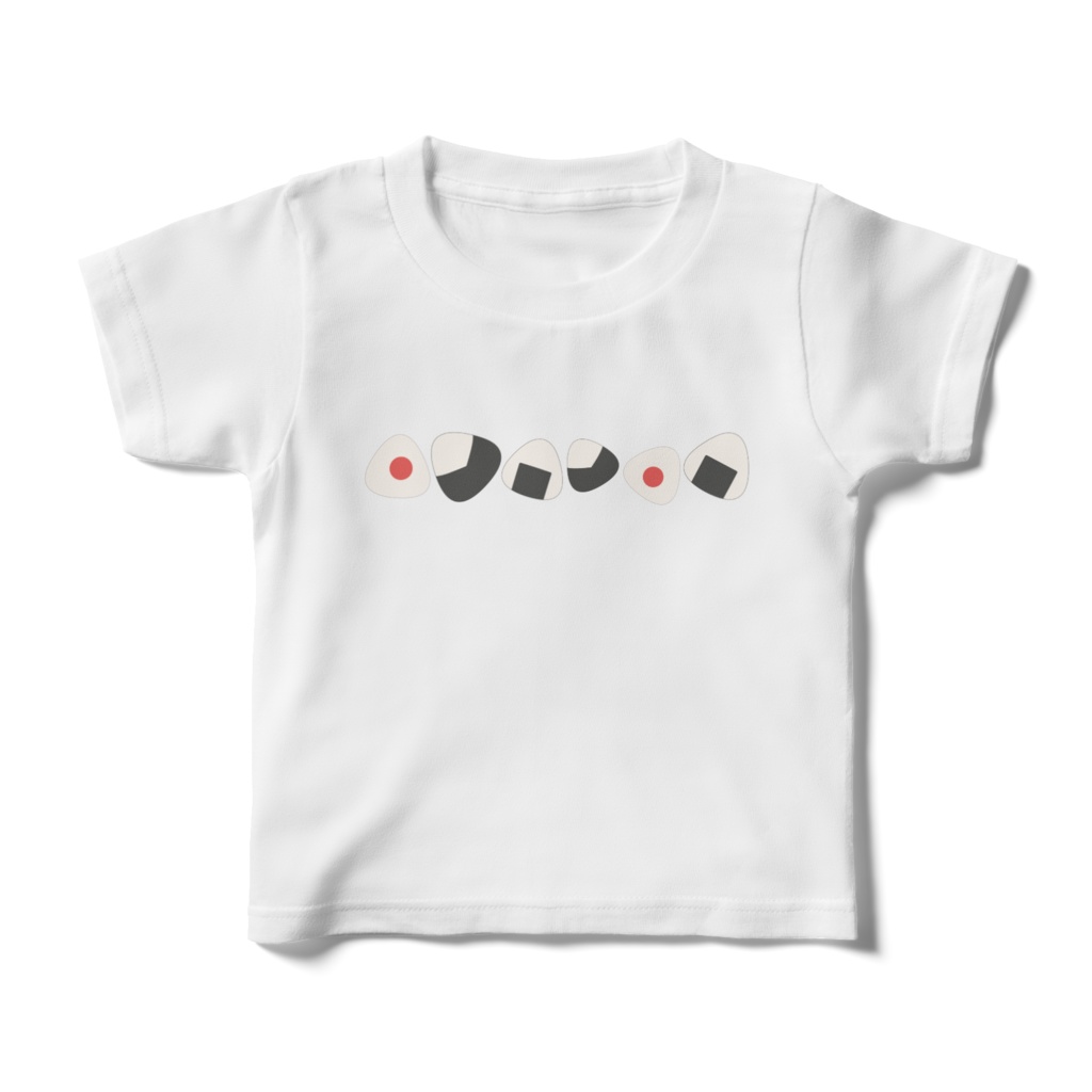 おにぎりのキッズTシャツ