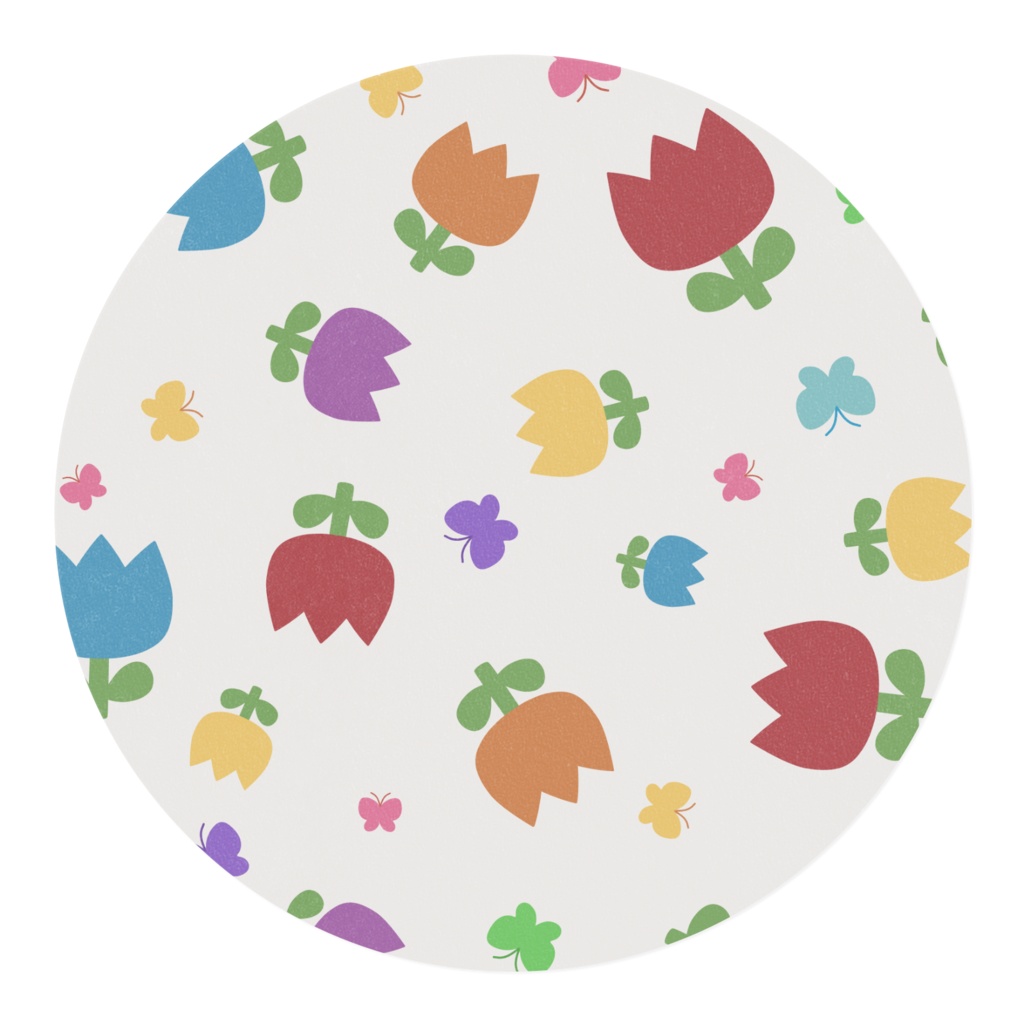 チューリップのマスキングテープ