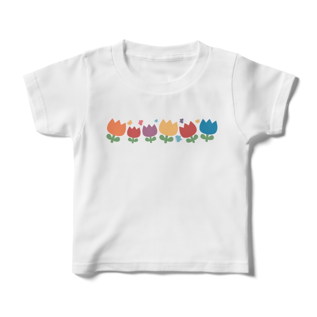 チューリップのキッズTシャツ