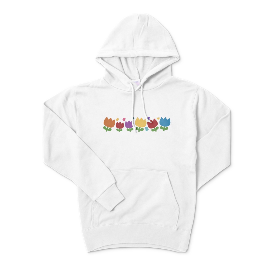 チューリップのパーカー