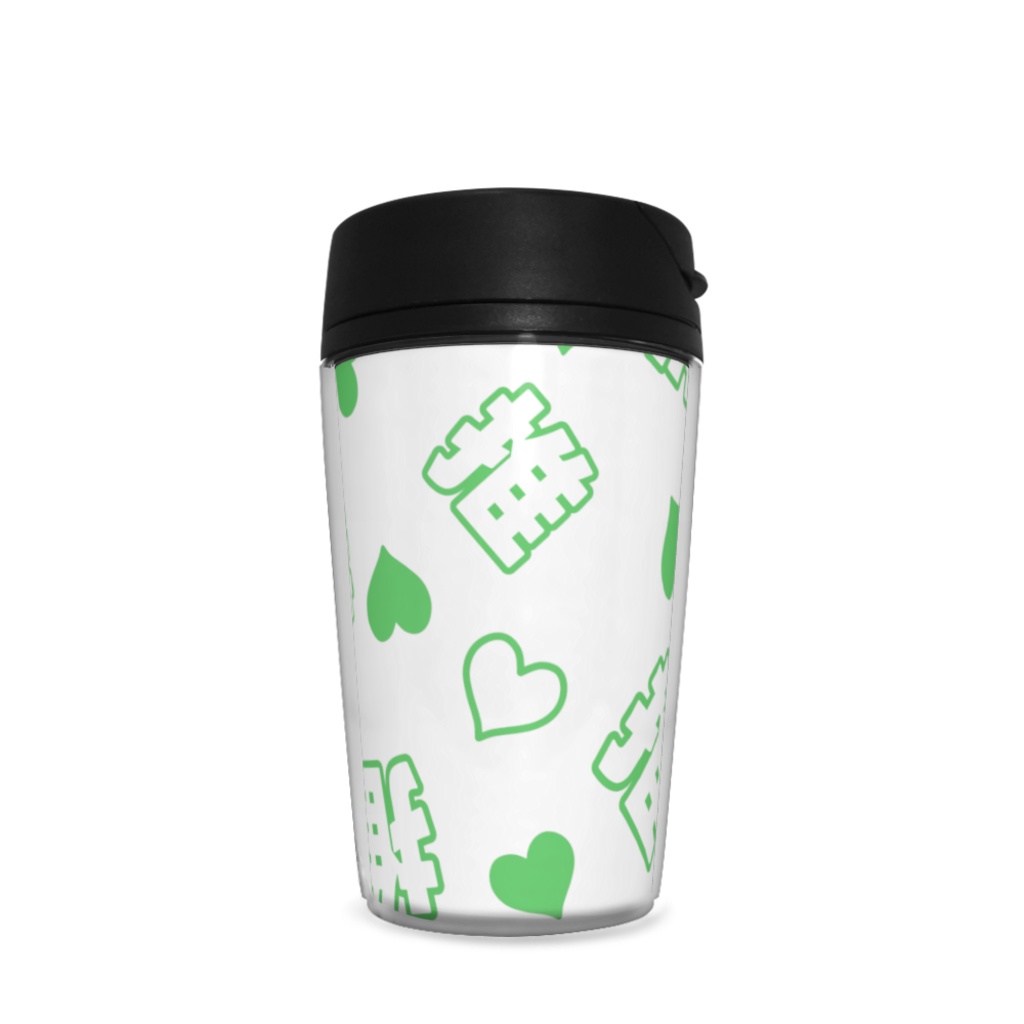 緑色の推しのタンブラー