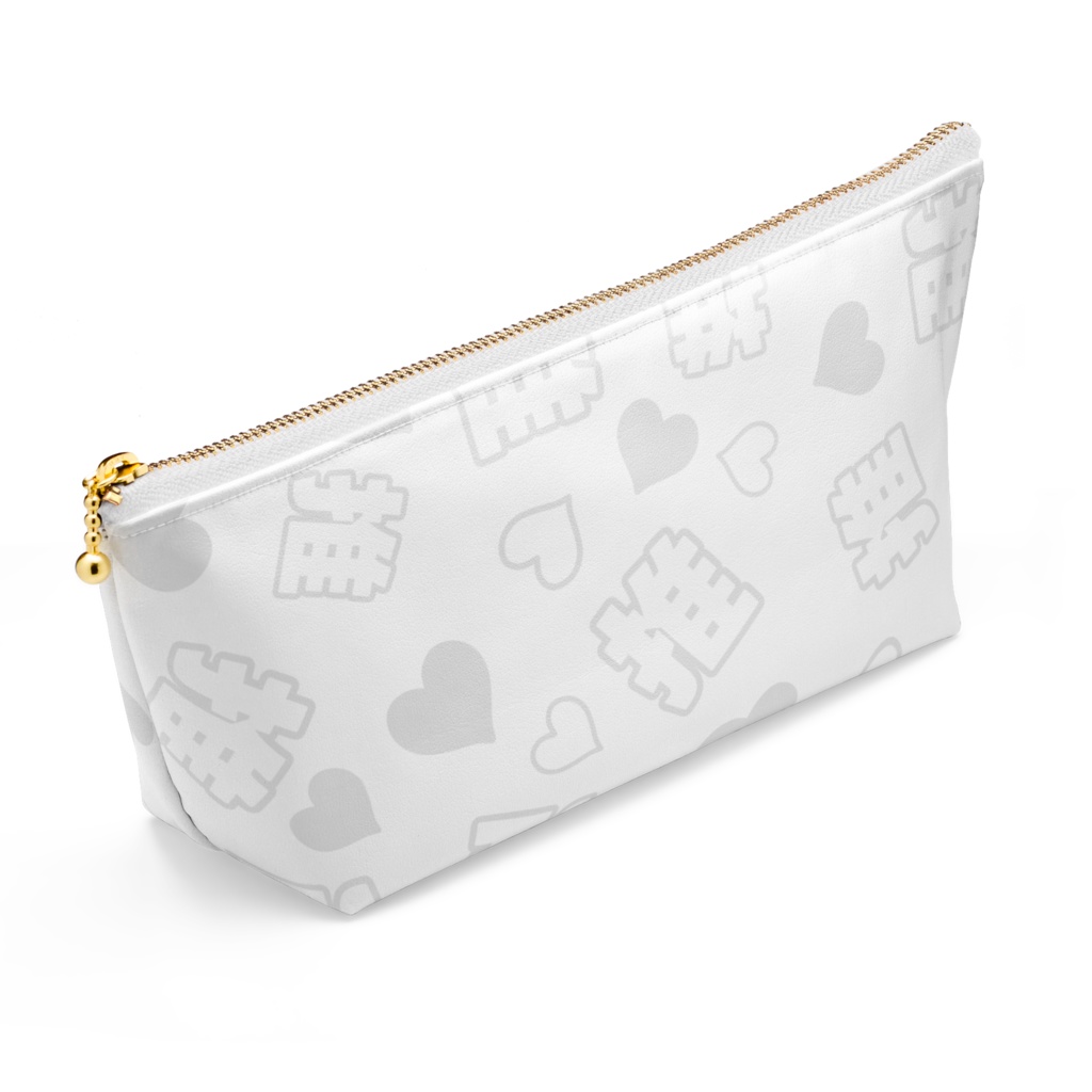 白色の推しのポーチ