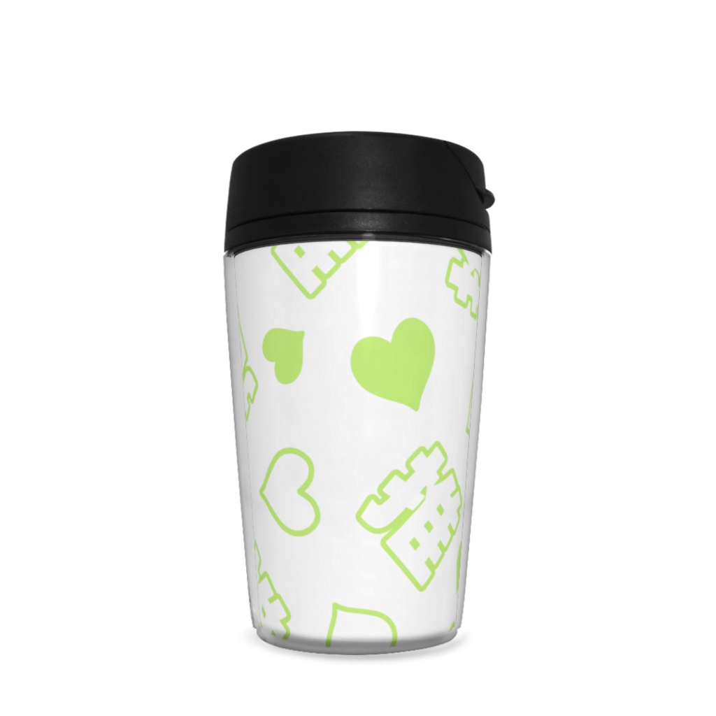 黄緑色の推しのタンブラー