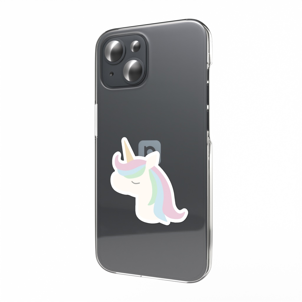 ユニコーンのスマホステッカー