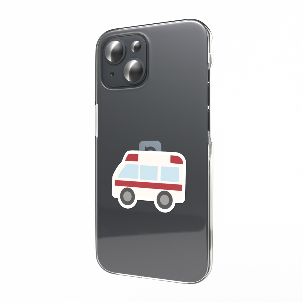 救急車のスマホステッカー
