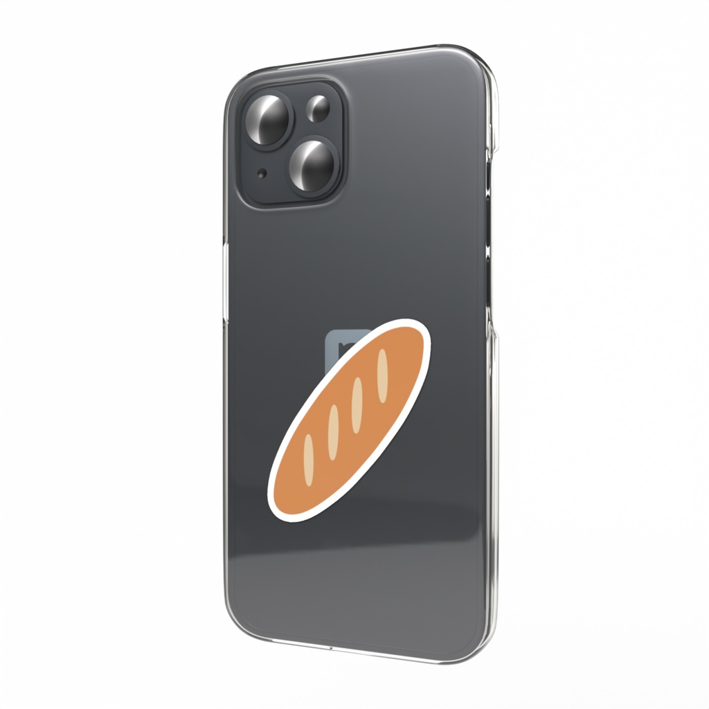 フランスパンのスマホステッカー