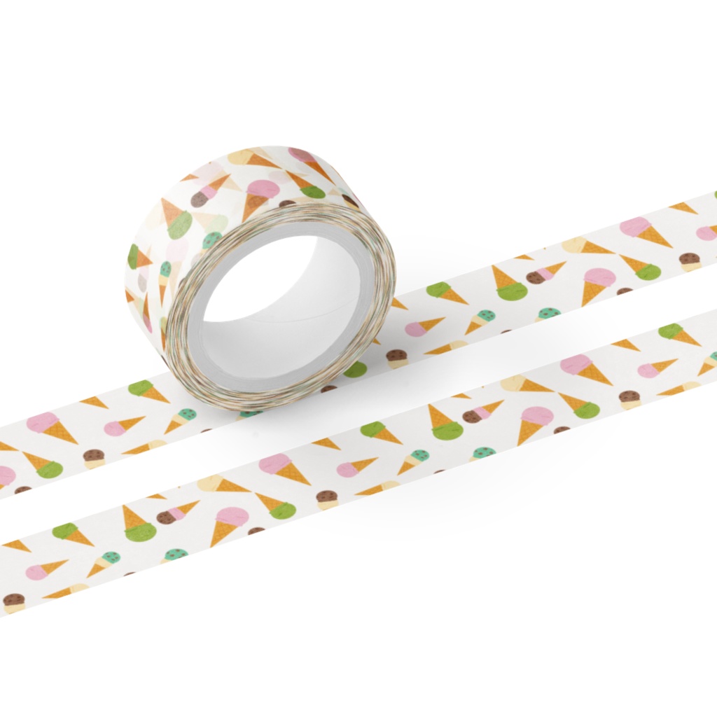 アイスクリームのマスキングテープ