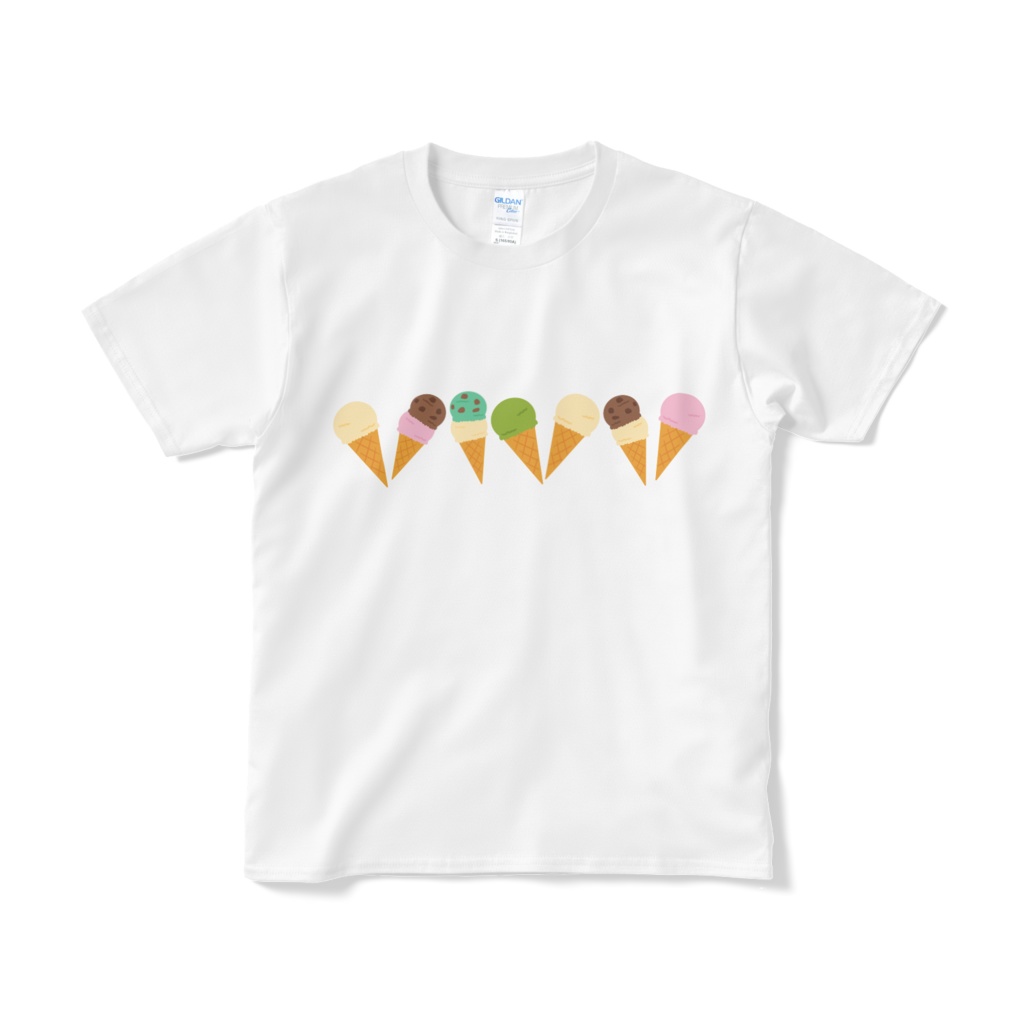 アイスクリームのTシャツ