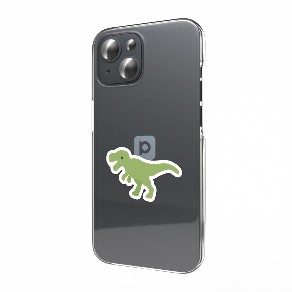 ティラノサウルスのスマホステッカー