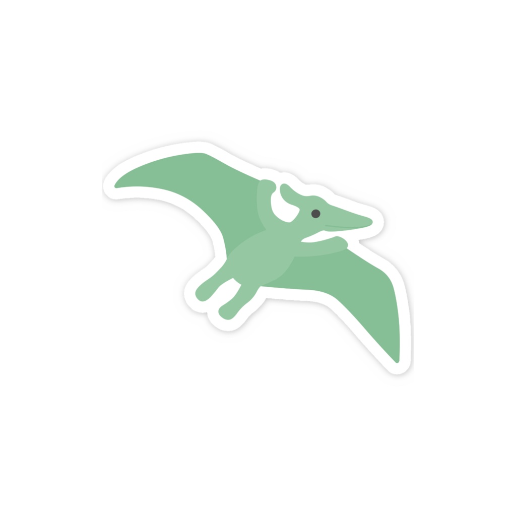 プテラノドンのスマホステッカー