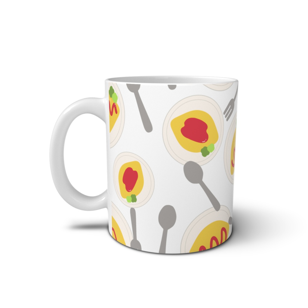 オムライスのマグカップ