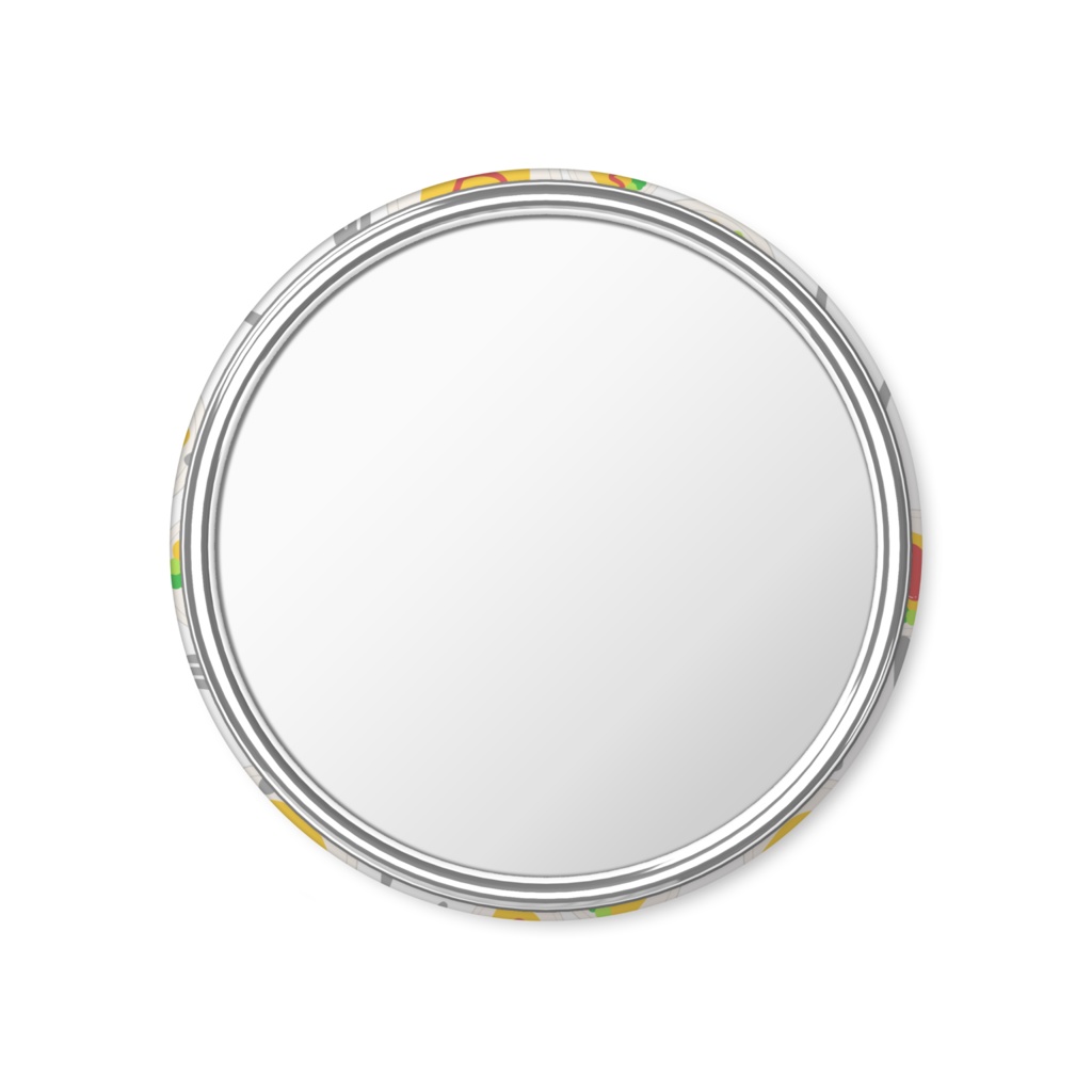 オムライスの缶ミラー