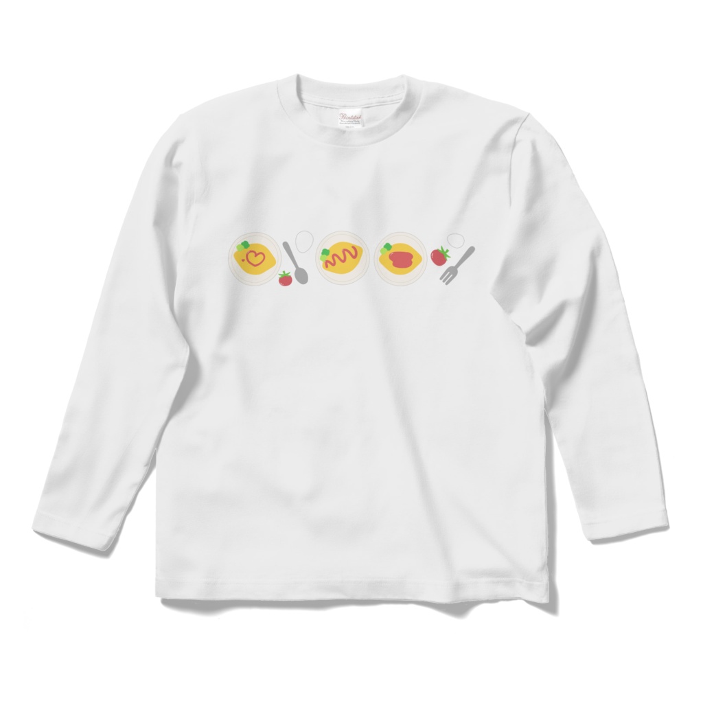 オムライスのロングスリーブTシャツ