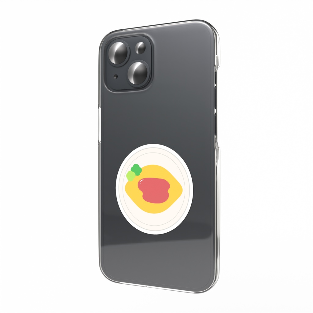 オムライスのスマホステッカー