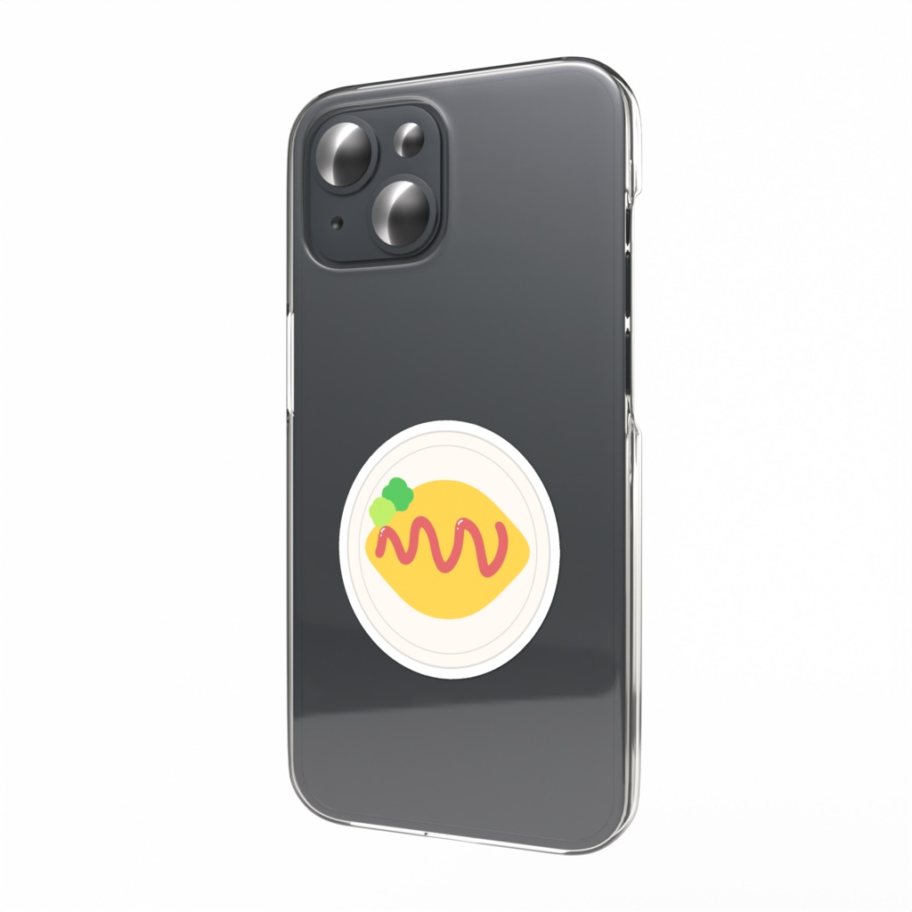 オムライスのスマホステッカー