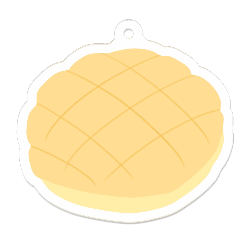 メロンパンのアクリルキーホルダー