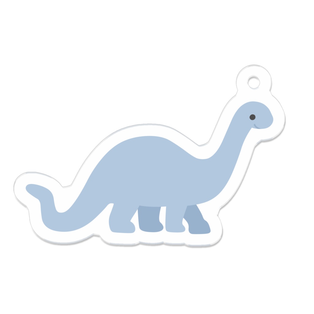 ブラキオサウルスのアクリルキーホルダー