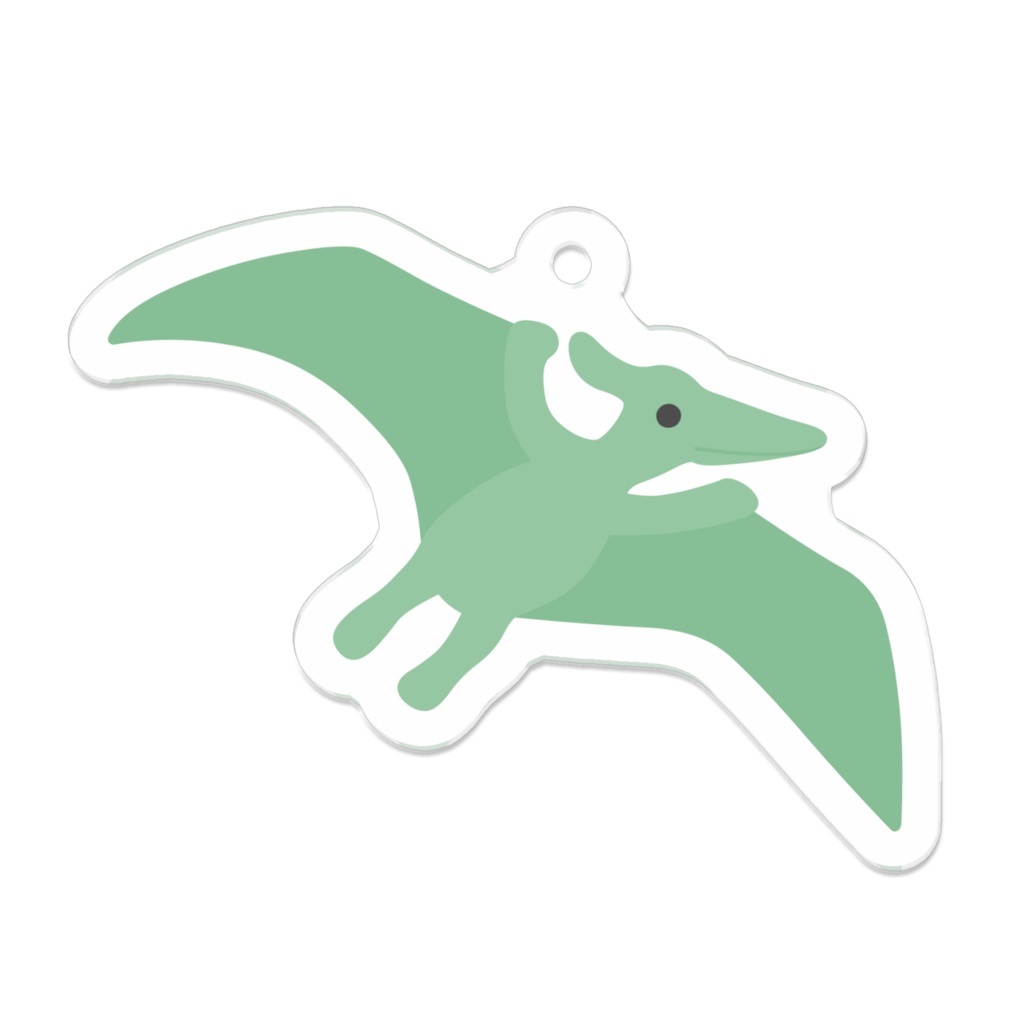 プテラノドンのアクリルキーホルダー