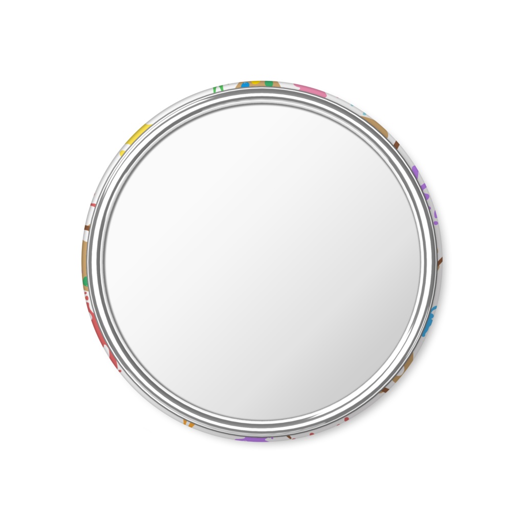 絵具の缶ミラー