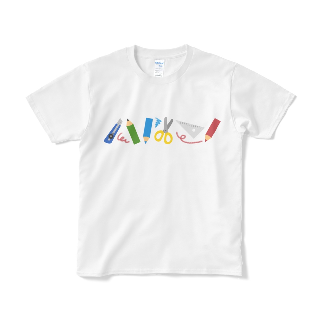 文房具のTシャツ