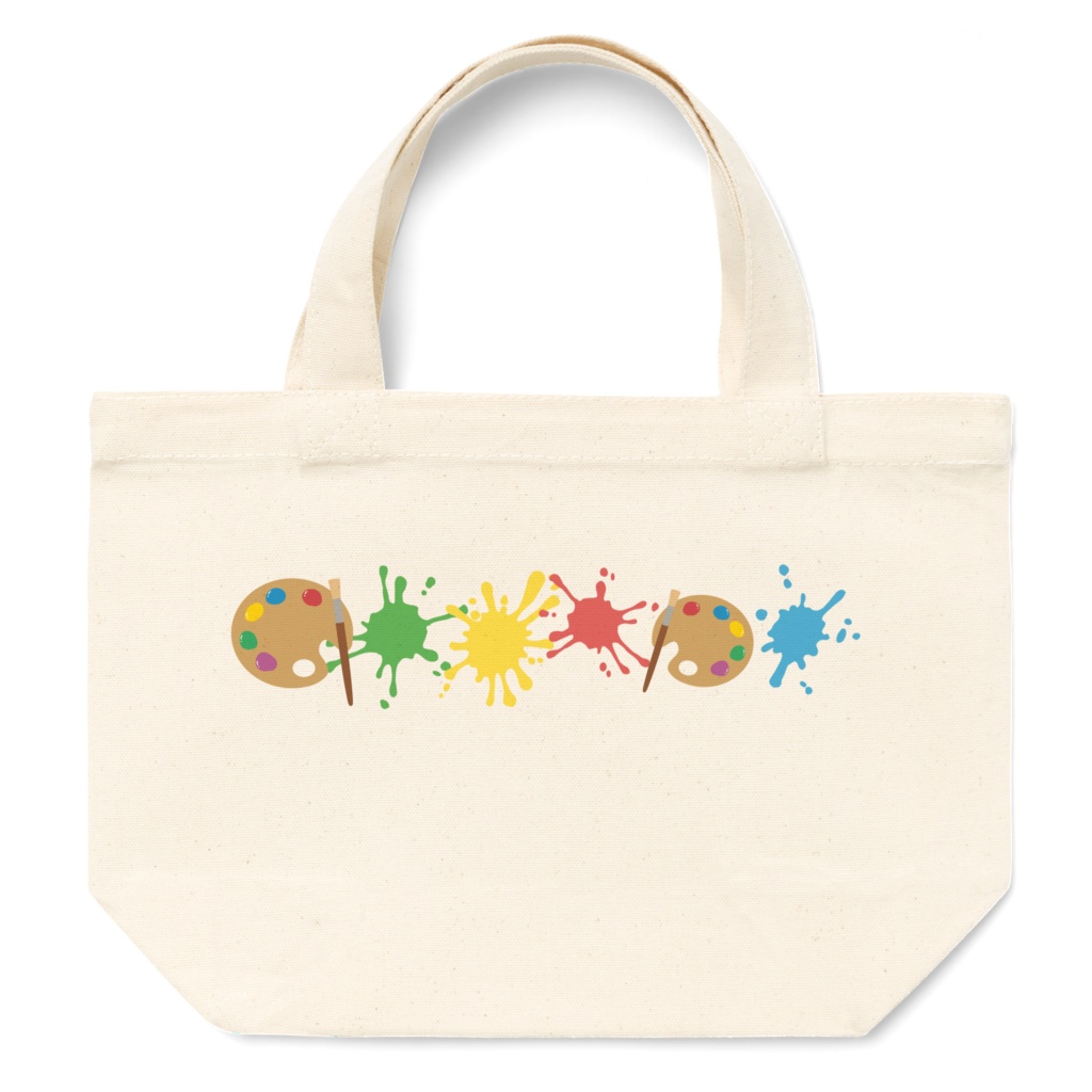絵具のトートバッグ