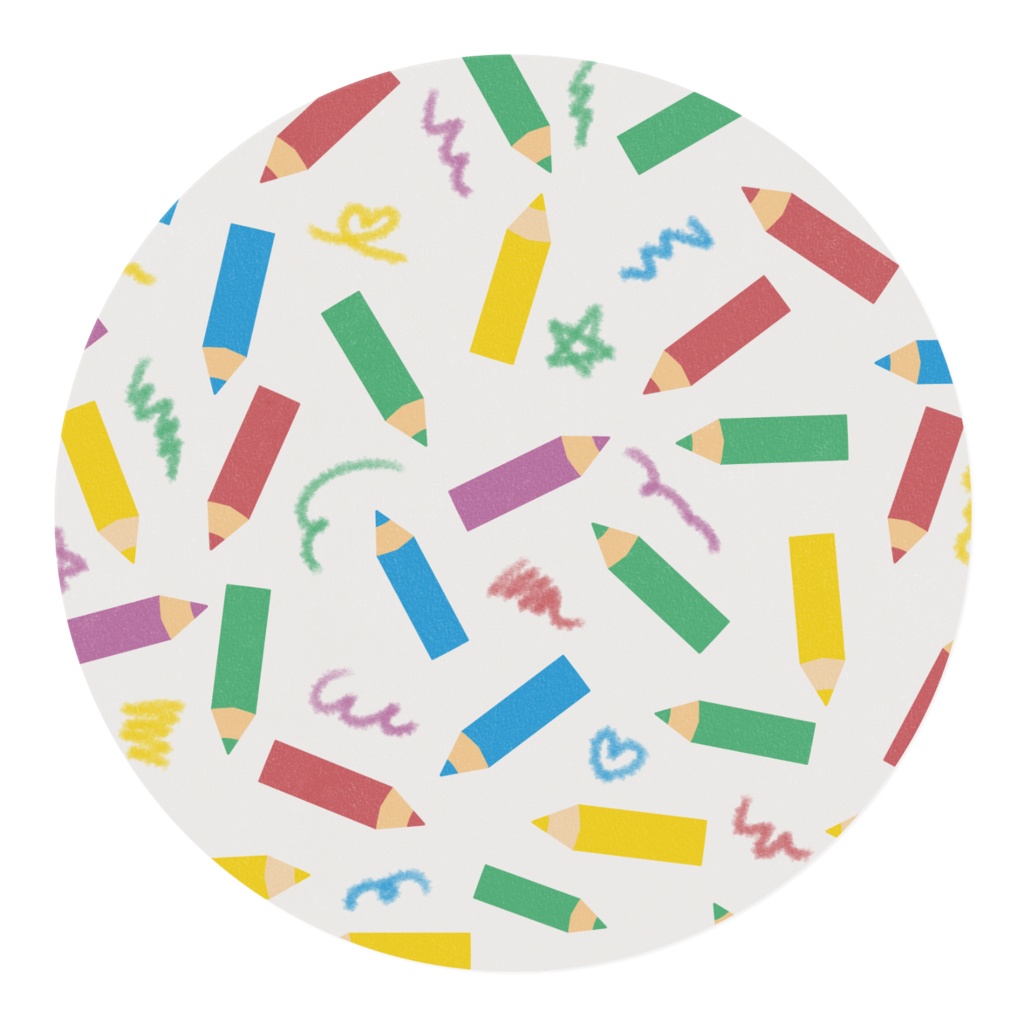 色鉛筆のマスキングテープ