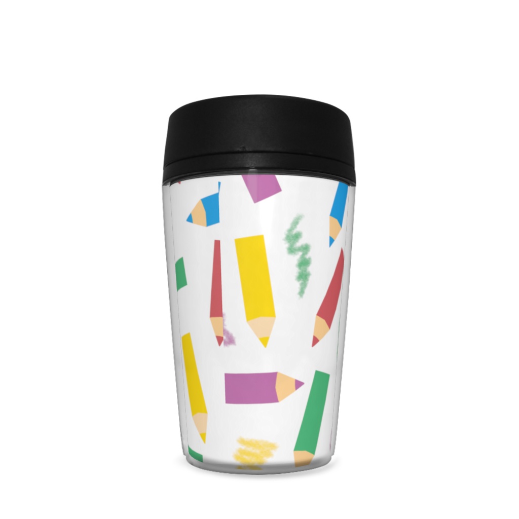 色鉛筆のタンブラー