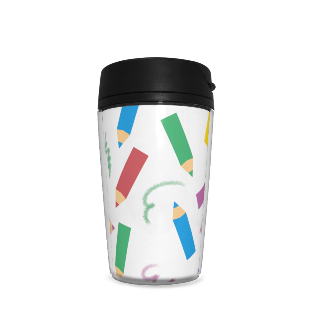 色鉛筆のタンブラー