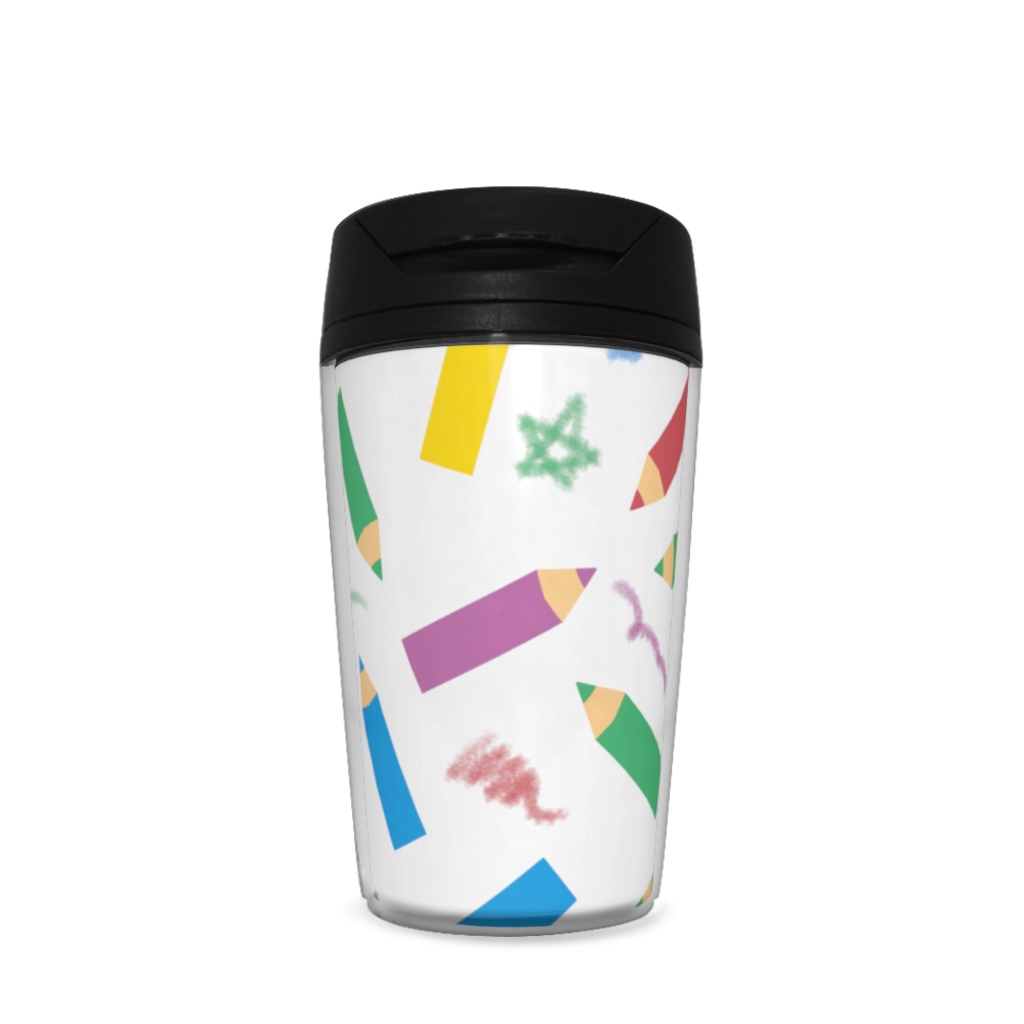 色鉛筆のタンブラー