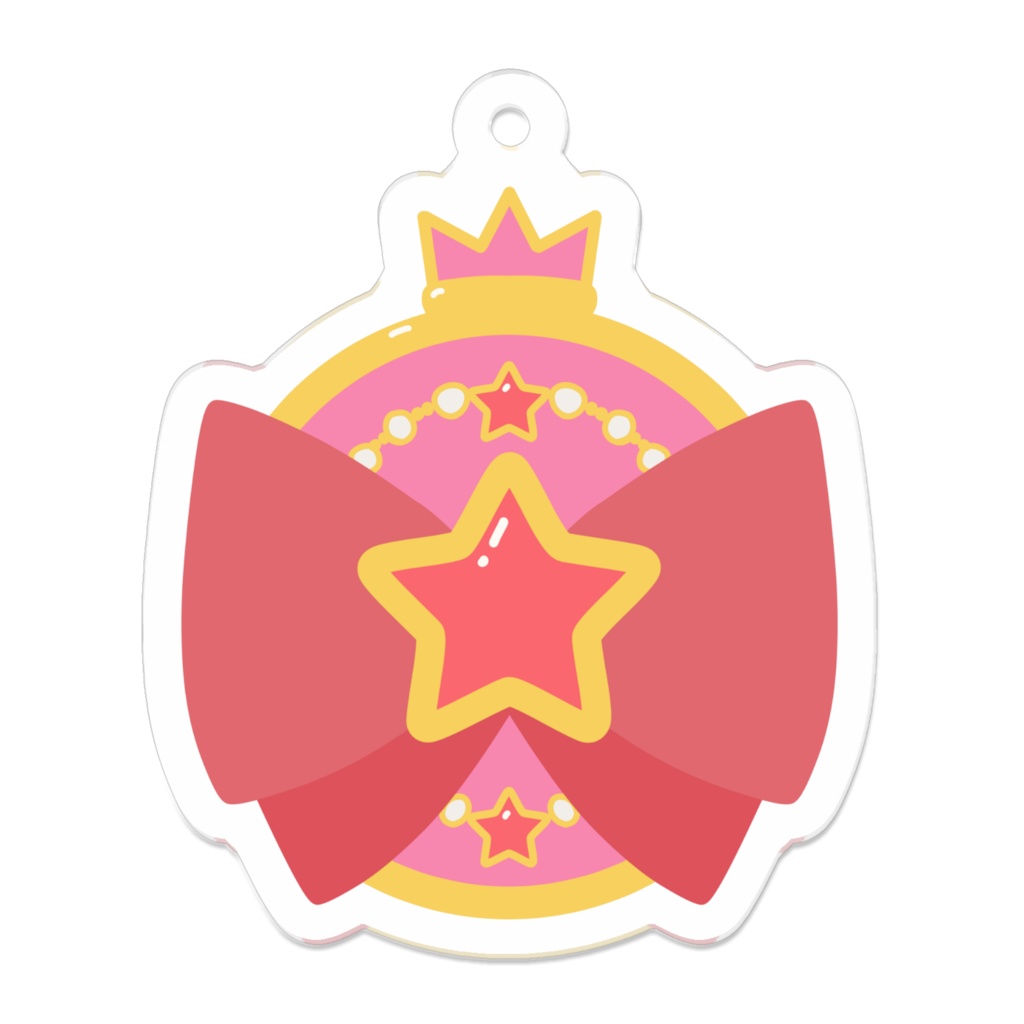 魔法少女のアクリルキーホルダー