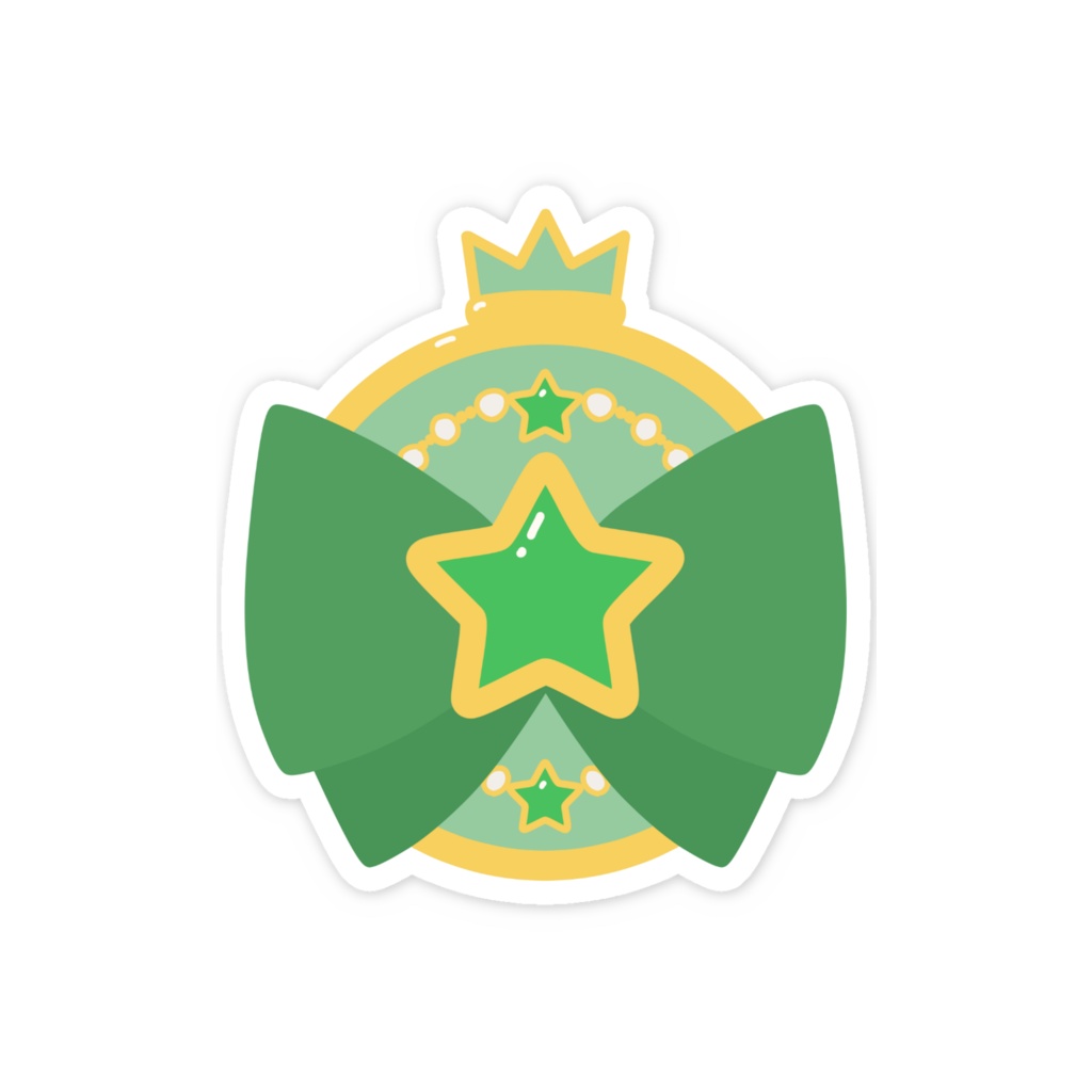 魔法少女のスマホステッカー