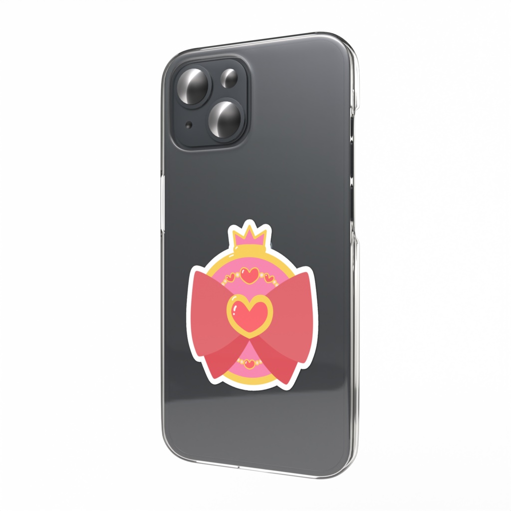 魔法少女のスマホステッカー
