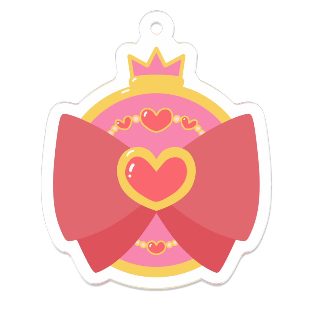 魔法少女のアクリルキーホルダー