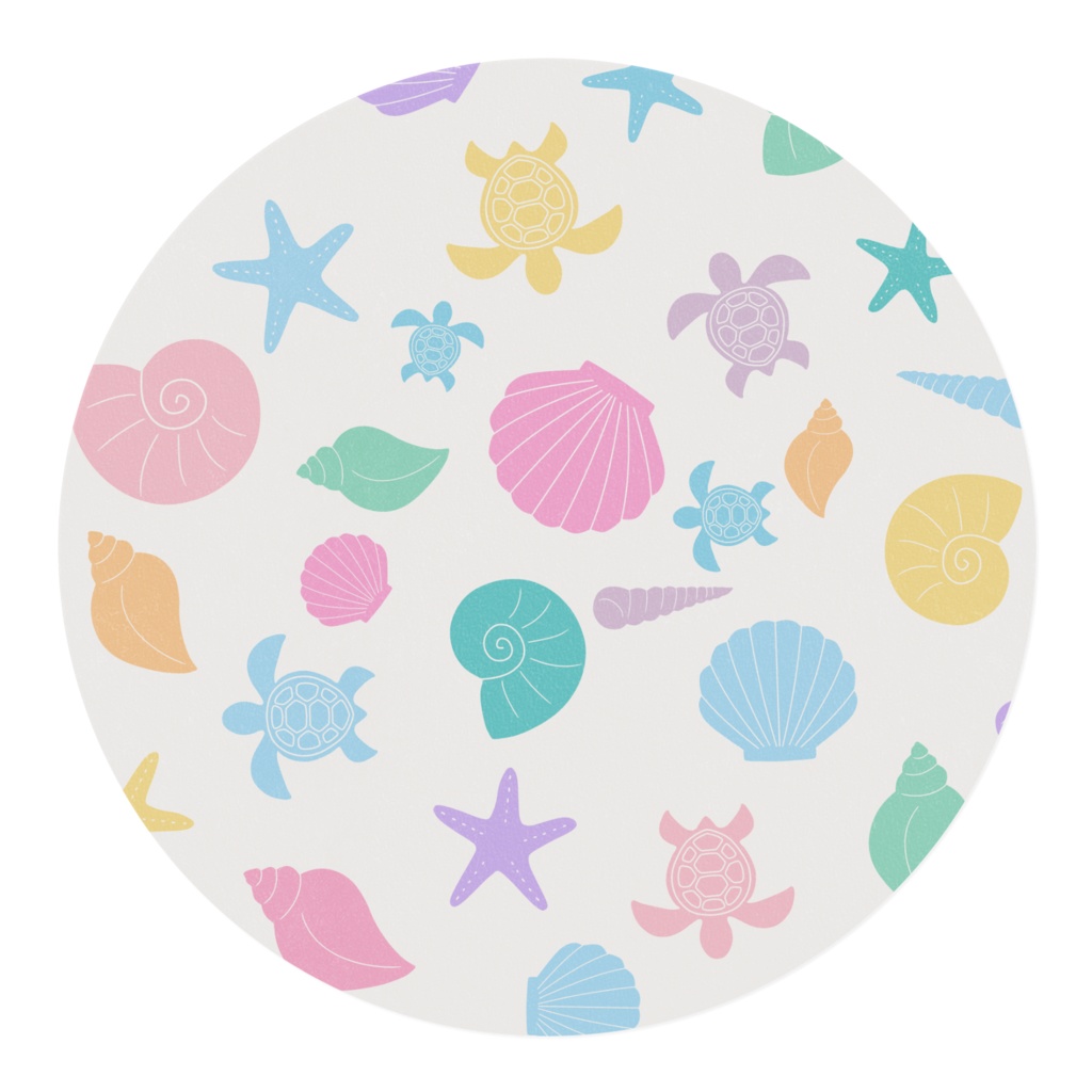 貝殻のマスキングテープ