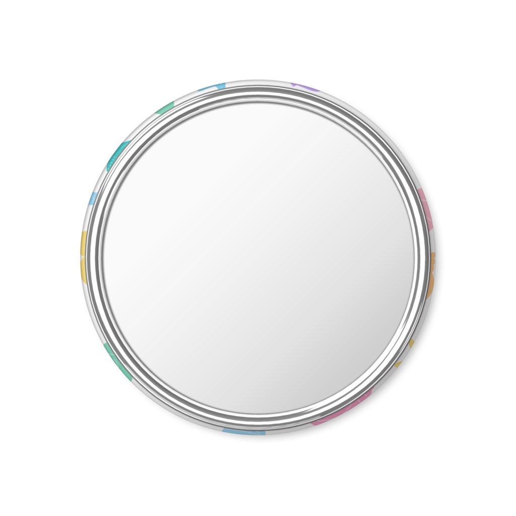 貝殻の缶ミラー