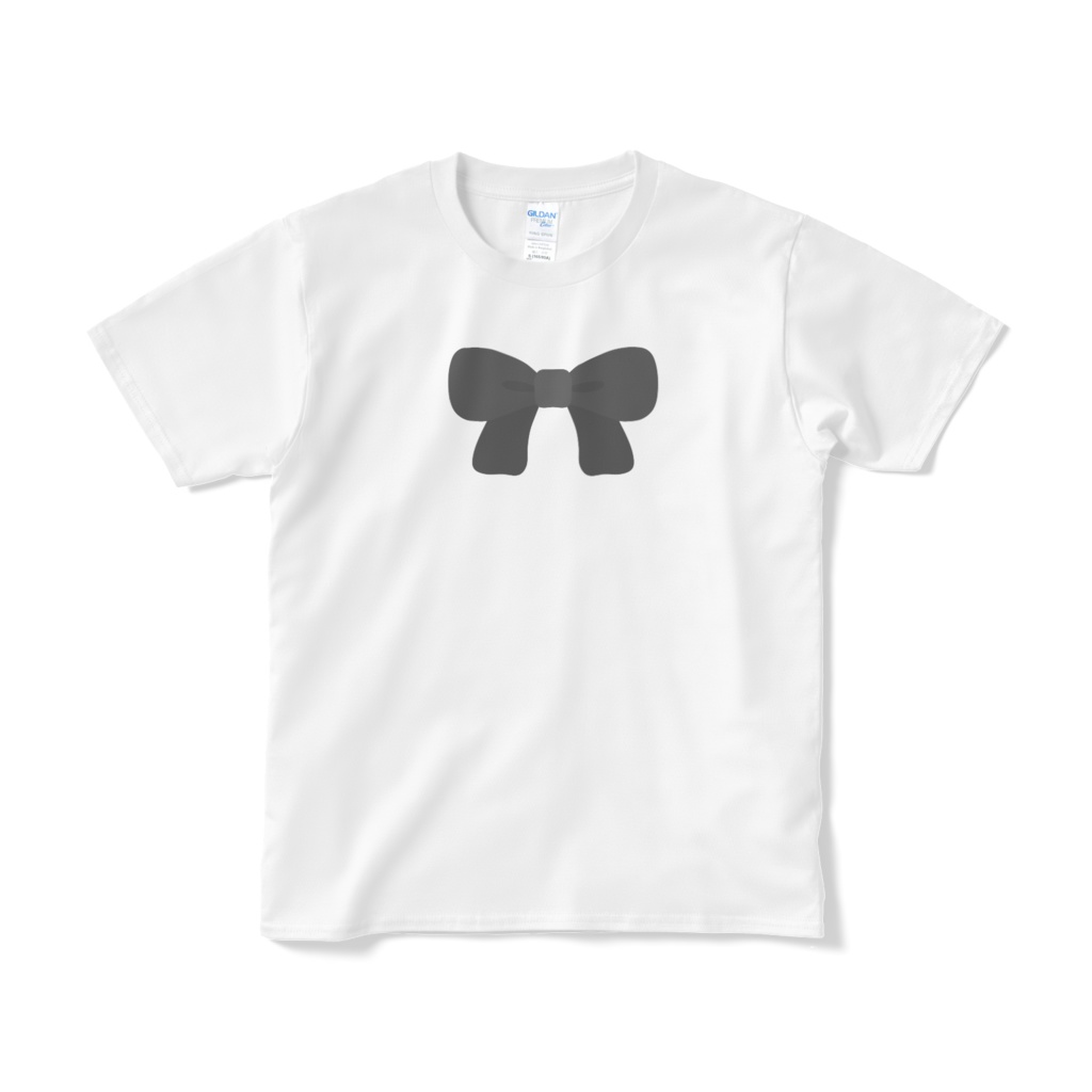 黒色のリボンのTシャツ
