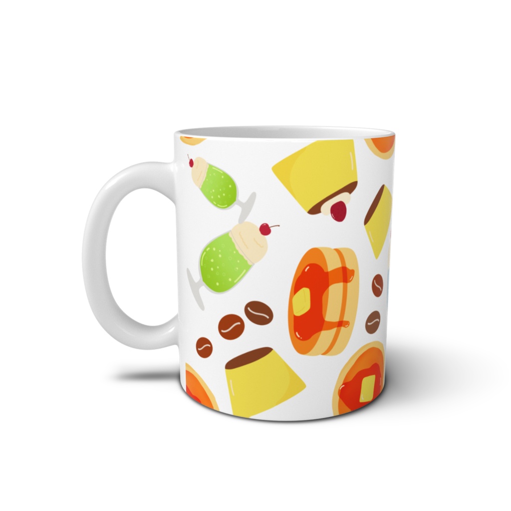 レトロ喫茶のマグカップ