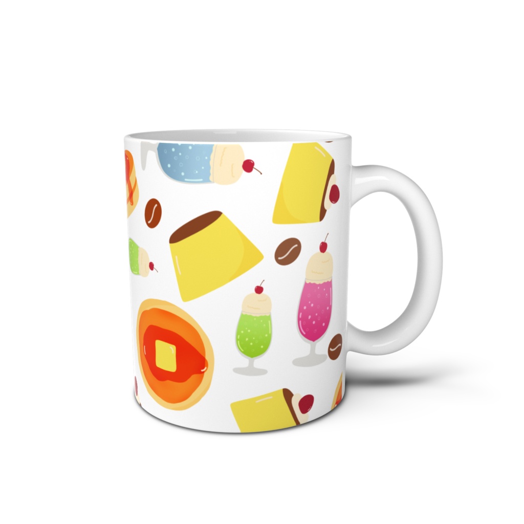 レトロ喫茶のマグカップ