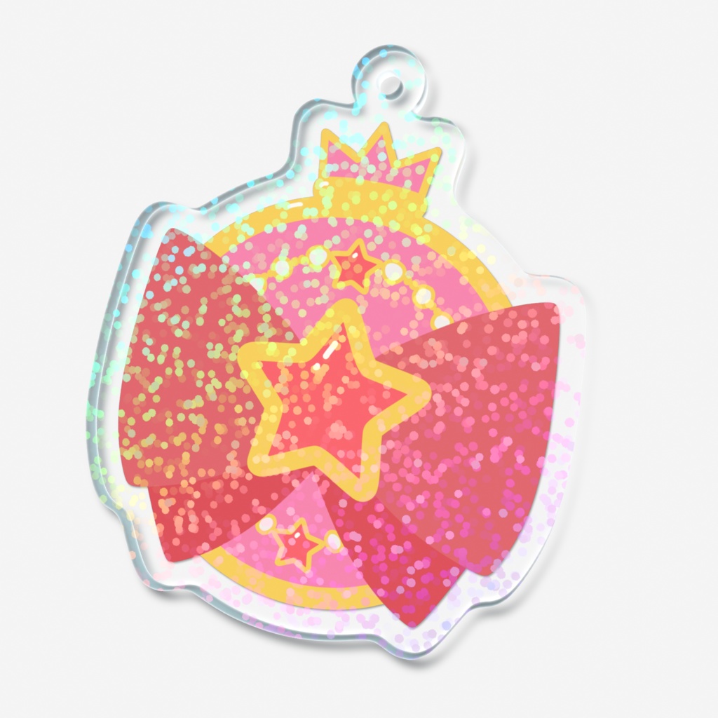 魔法少女のホログラムアクリルキーホルダー