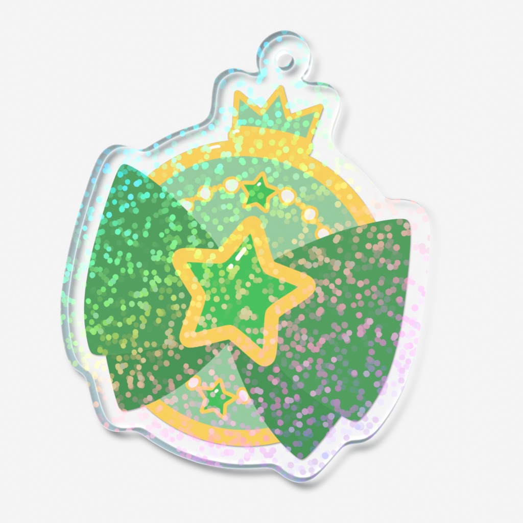 魔法少女のホログラムアクリルキーホルダー