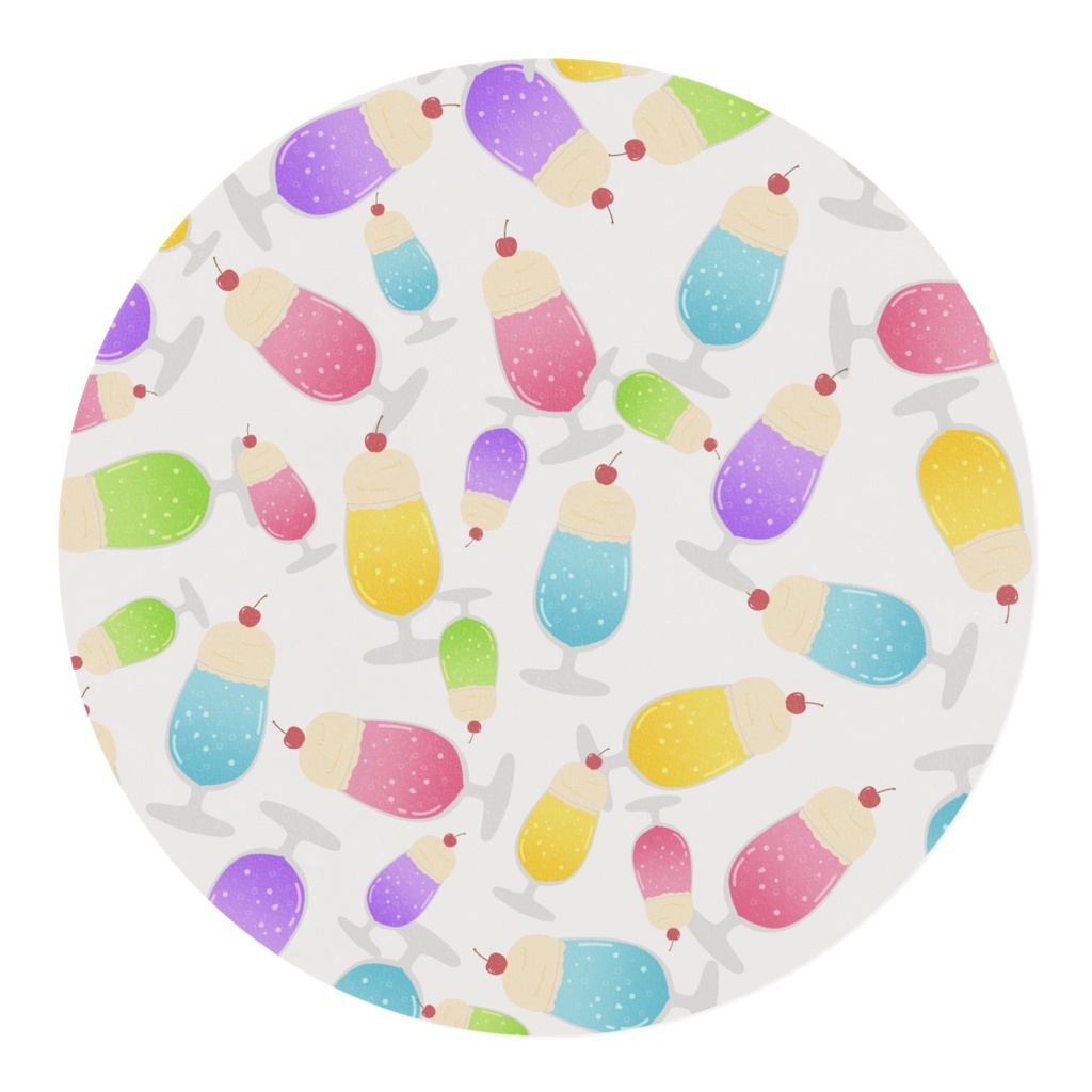 クリームソーダのマスキングテープ