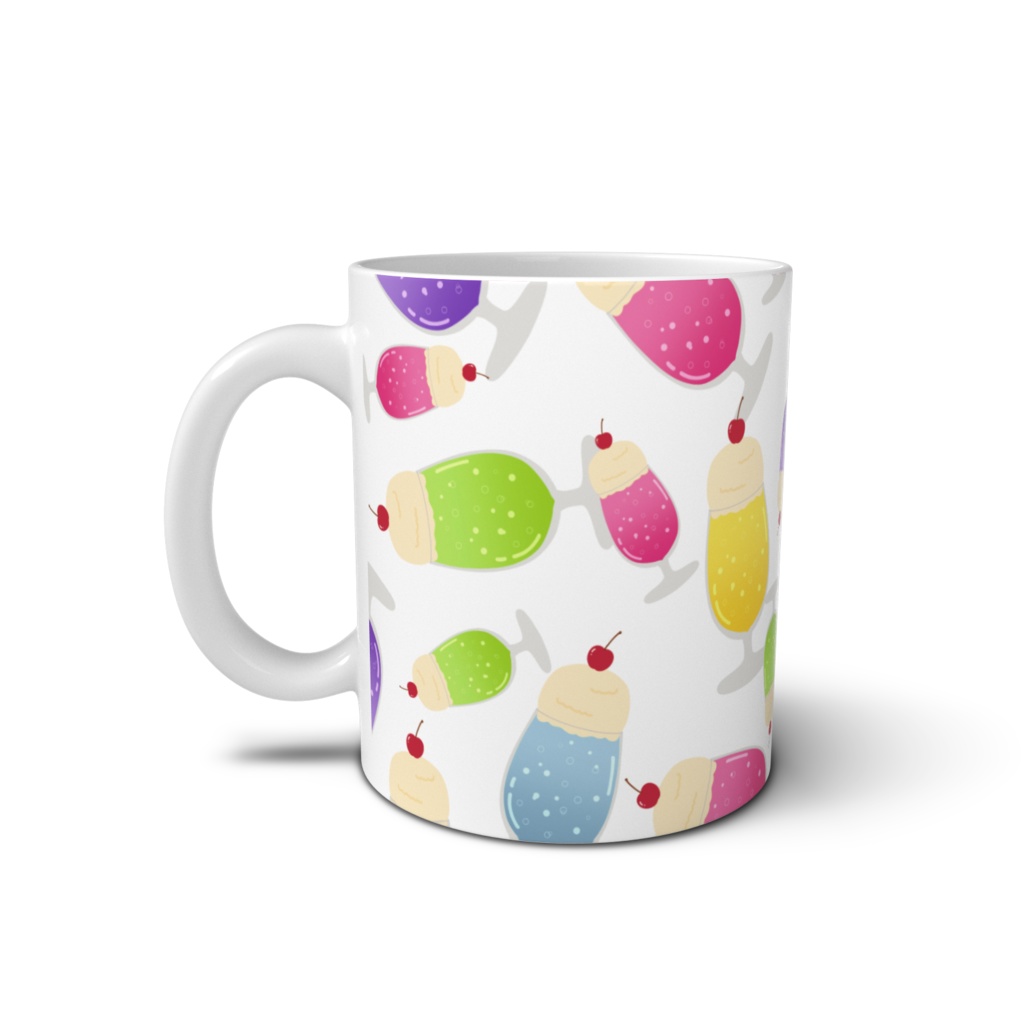 クリームソーダのマグカップ