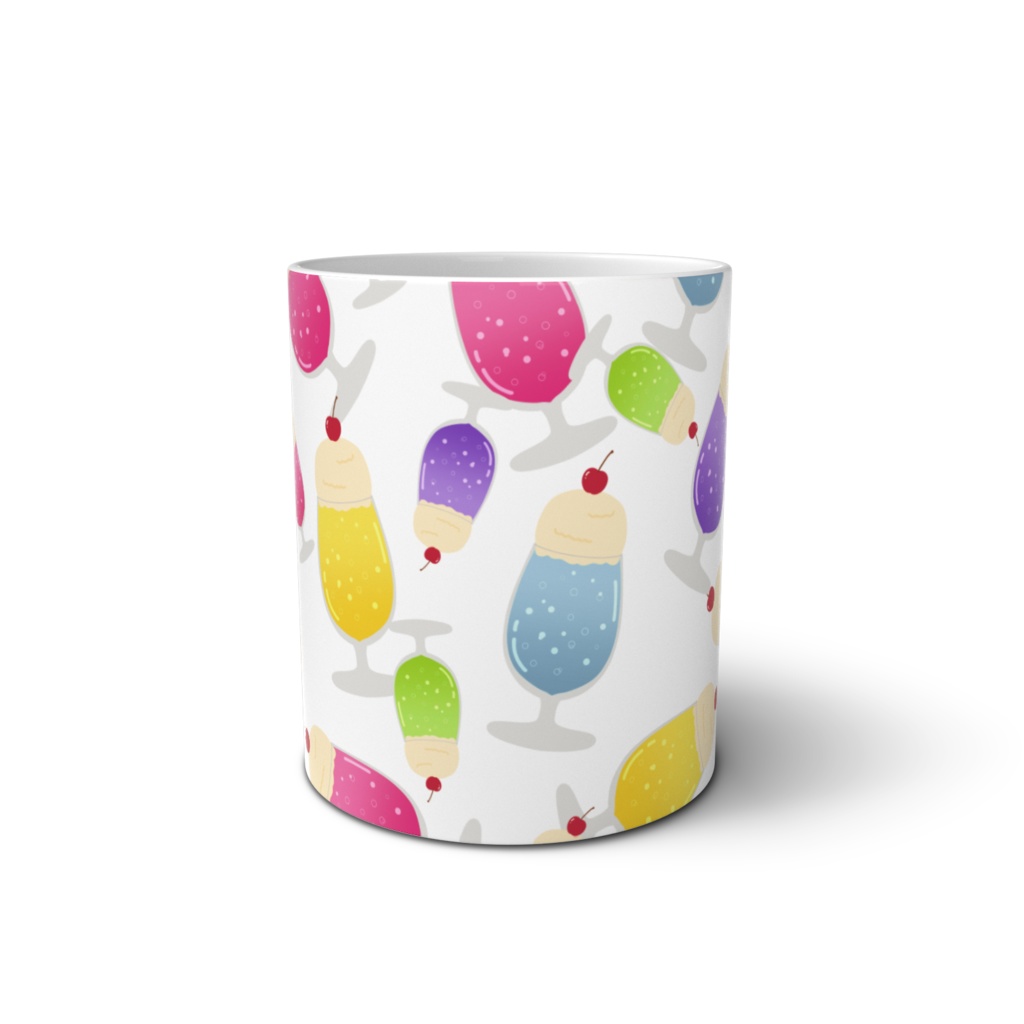 クリームソーダのマグカップ