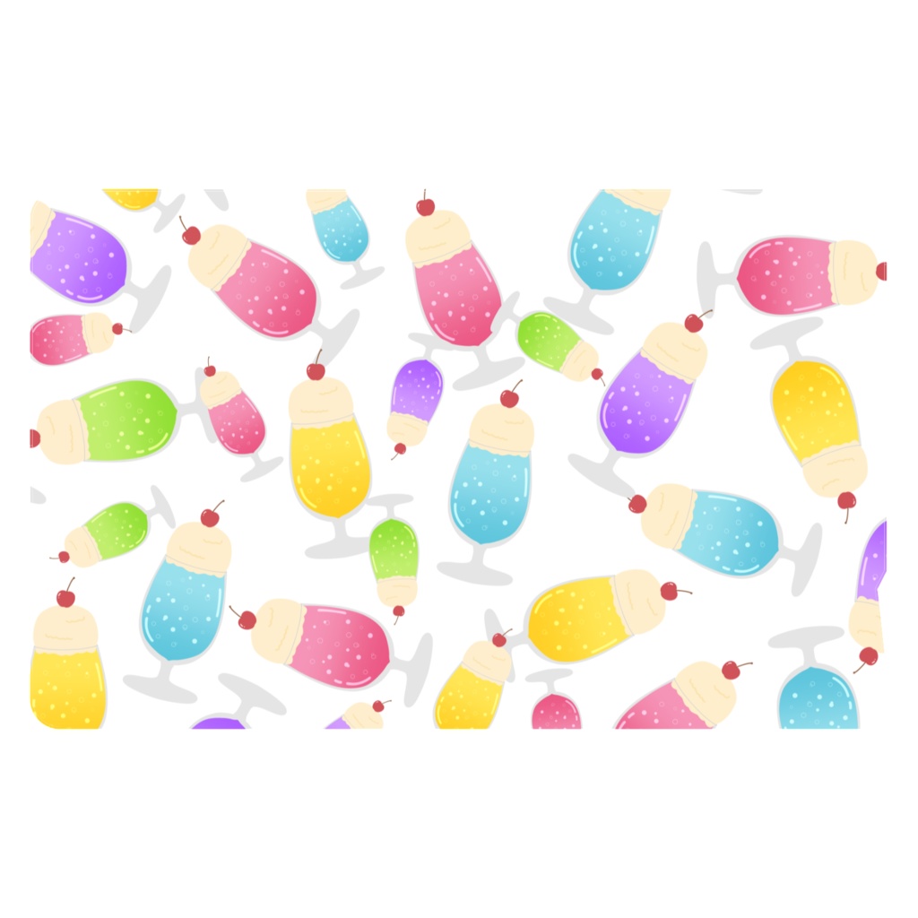 クリームソーダのICカードステッカー