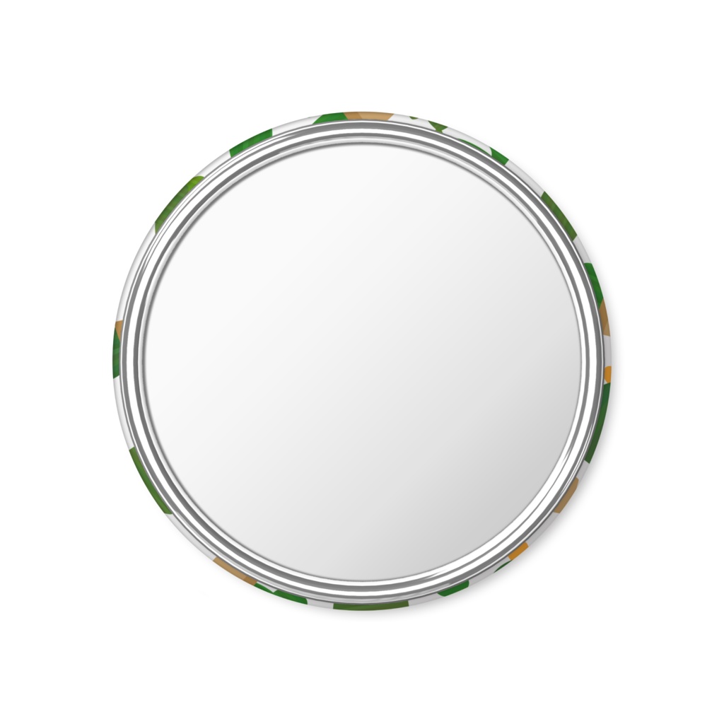 サボテンの缶ミラー