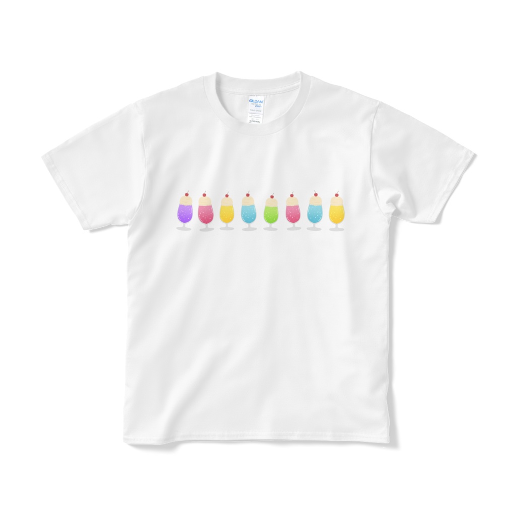 クリームソーダのTシャツ